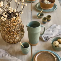 Villa Collection Major vase brun stentøj 29,5 cm