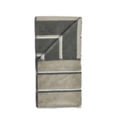 Zone Sauna håndklæde grøn/oliven/grå 70x140 cm